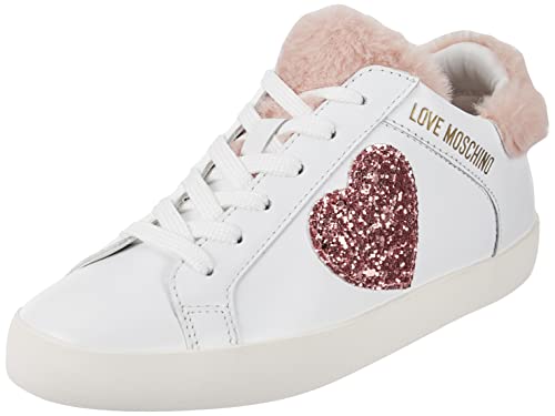 Love Moschino Damen Ja15402g0fiag10b37 Sneaker, Weiß, 37 EU von Love Moschino