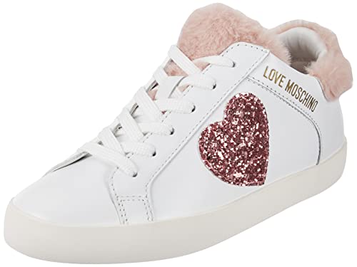 Love Moschino Damen Ja15402g0fiag10b39 Sneaker, Weiß, 39 EU von Pollini