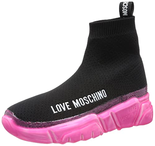 Love Moschino Damen Ja15463g1gizc00a35 W.Sneakers, Schwarz, 35 EU Love Moschino Damen Ja15463g1gizc00a35 W.Sneakers, Schwarz, 35 EU von Love Moschino