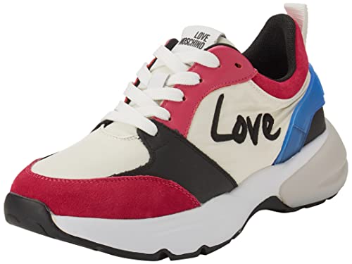 Love Moschino Damen Ja1555G1fio6 Sneaker, Mehrfarbig, 41 EU von Love Moschino