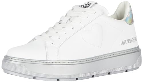 Love Moschino Damen Sneakers, Weiß, 38 EU Love Moschino Damen Sneakers, Weiß, 38 EU von Love Moschino