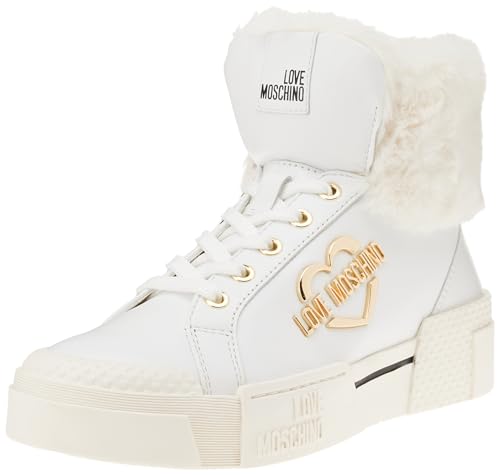 Love Moschino Damen Sneakers, Weiß, 38 EU Love Moschino Damen Sneakers, Weiß, 38 EU von Love Moschino