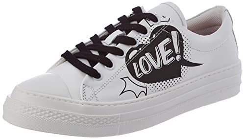 Love Moschino Damen Ja15934g0gib610a Sneaker, Mehrfarbig, 38 EU von Love Moschino