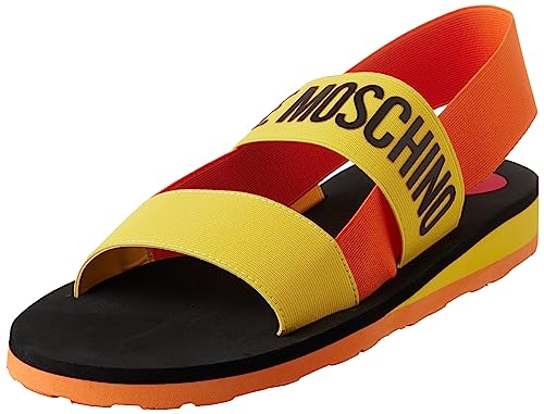 Love Moschino Damen Ja16033g0gjn440a Platform Sandalen, gelb, 35 EU von Love Moschino