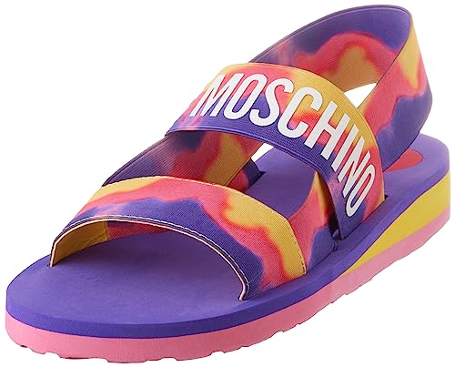 Love Moschino Damen Ja16033g0gjn560a Platform Sandalen, Mehrfarbig, 37 EU von Love Moschino