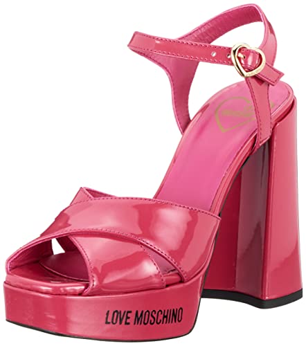 Love Moschino Damen Ja1605cg1gih060440 W.Sandal, Fuchsia, 40 EU von Love Moschino