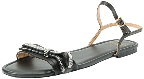 Love Moschino Damen Ja16201g0iie0000 Sandale, Schwarz, 41 EU von Love Moschino