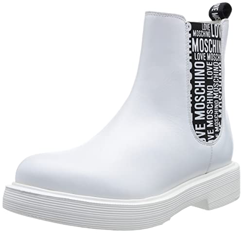 Love Moschino Damen Ja21134g1gia010036 W.Ankle Boot, Weiß, 36 EU von Love Moschino