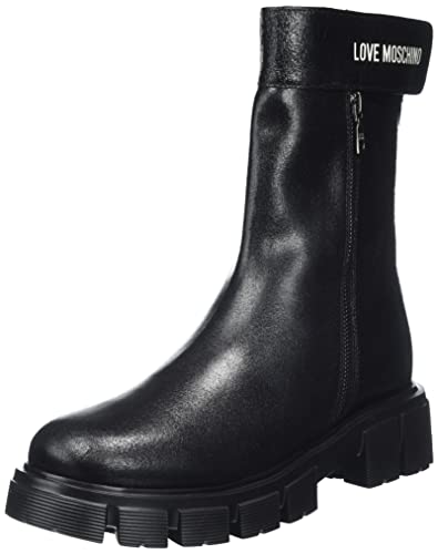 Love Moschino Damen Ja21245g0fji000035 Stiefelette, Schwarz, 35 EU von Love Moschino