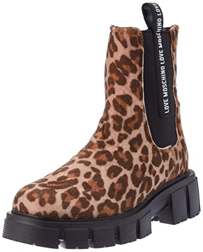 Love Moschino Damen Ja21255g0fiv020140 Stiefelette, Muster:, 40 EU von Love Moschino