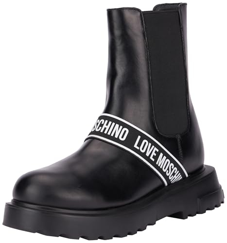 Love Moschino Damen Ja24104g1lia0000 Stiefelette, Schwarz, 39 EU von Love Moschino