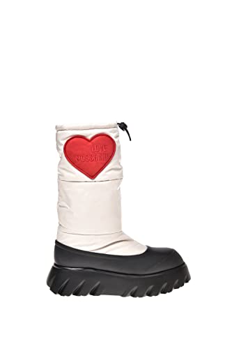 Love Moschino Damen Ja24566g0fjha10036 Stiefelette, Weiß, 36 EU von Love Moschino