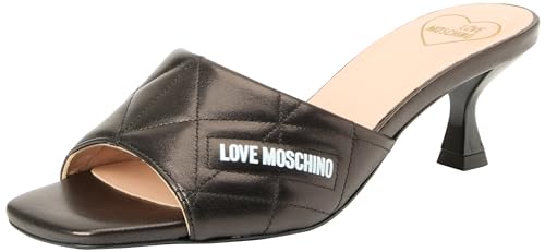 Love Moschino Damen Ja28025g0iie0000 Sabotd.ROCCHETTO55 Nappa SCHWARZ, 38 EU von Love Moschino