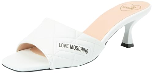 Love Moschino Damen Ja28025g0iie0100 Sabotd.ROCCHETTO55 Nappa Weiss, 39 EU von Love Moschino