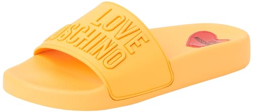 Love Moschino Damen Ja28052g0ii15456 Sabotd.POOL25 PVC ALBICOCA, Orange, 36 EU von Love Moschino