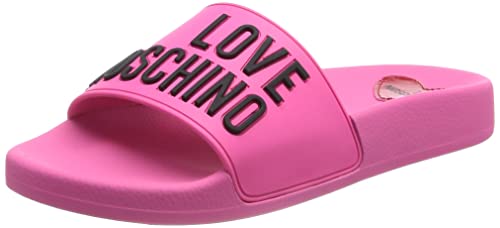 Love Moschino Damen Ja28052g1gi1360437 Mule, Fuchsia, 37 EU von Love Moschino