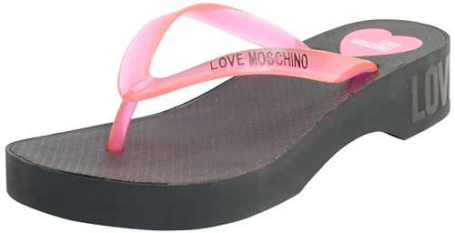 Love Moschino Damen Ja28064G0GI31604 Flipflop, Fuchsia, 36 EU von Love Moschino