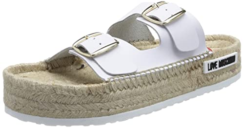 Love Moschino Damen Ja28123g1gia010040 Mule, Weiß, 40 EU Love Moschino Damen Ja28123g1gia010040 Mule, Weiß, 40 EU von Love Moschino