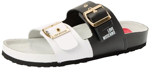 Love Moschino Damen Ja28243g0iiae10a Sandale, Mehrfarbig, 37 EU von Love Moschino