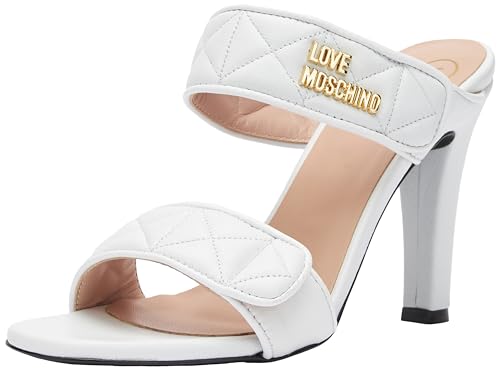 Love Moschino Damen Ja2835ag0iie0100 Sabotd QUADRA105 Nappa, Weiß, 36 EU von Love Moschino