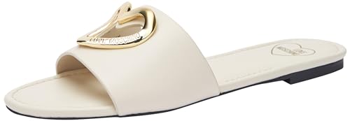 Love Moschino Damen Ja28431g0iia0102 Sabotd.Microlite 15 Kalbsleder, Weiß, 36 EU von Love Moschino