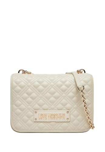 Love Moschino Damen Jc4000pp1mla0110 Schultertasche, Elfenbein von Love Moschino