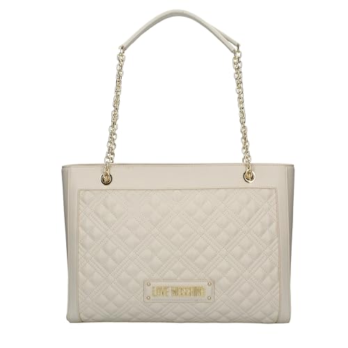 Love Moschino Damen Jc4006pp0gla0103 Schultertasche, Ecru von Love Moschino