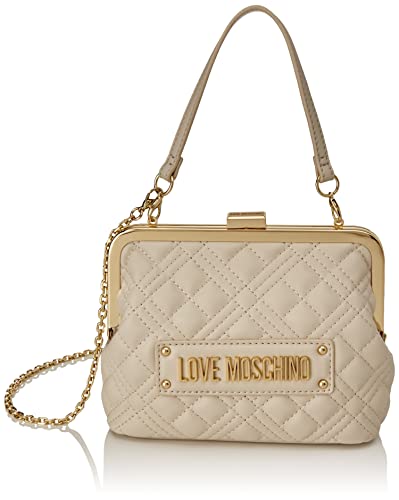 Love Moschino Damen Jc4011pp0gla0103 Handtasche, Ecru von Love Moschino