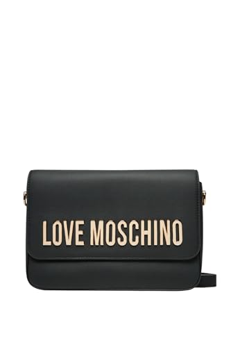 Love Moschino Damen Jc4023pp1mkd0000 Schultertasche, Schwarz von Love Moschino