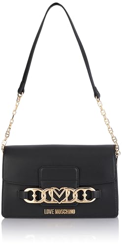 Love Moschino Damen Jc4040pp1llf0000 Schultertasche, Schwarz von Love Moschino