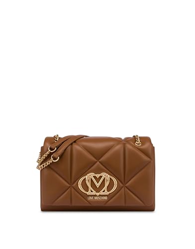 Love Moschino Damen Jc4041pp1mlc0201 Schultertasche, Camel von Love Moschino
