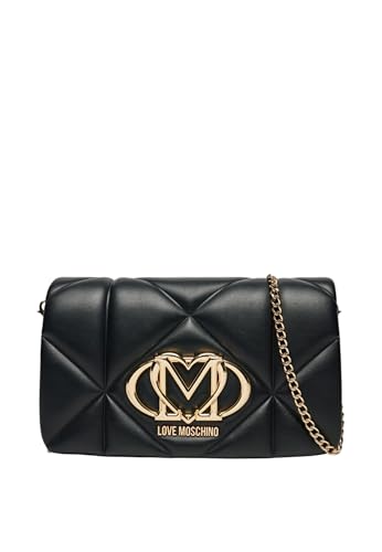 Love Moschino Damen Jc4043pp1mlc0000 Schultertasche, Schwarz von Love Moschino