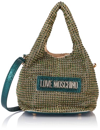 Love Moschino Damen Jc4044pp1llp181a Handtasche, Smaragd von Love Moschino