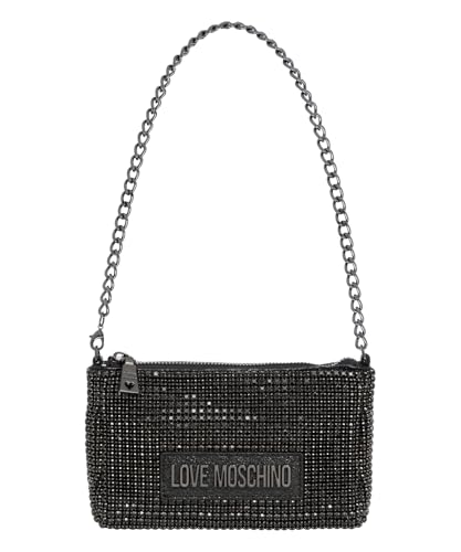 Love Moschino Damen Jc4046pp1llp100a Schultertasche, Schwarz von Love Moschino