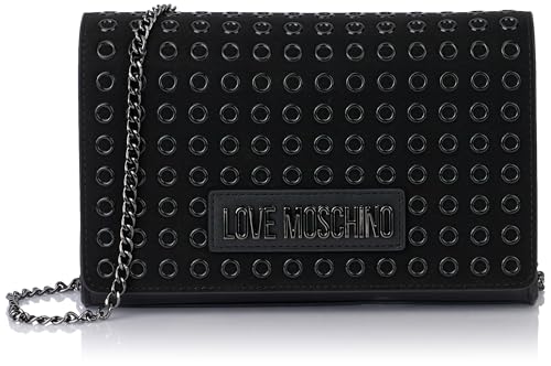 Love Moschino Damen Jc4063pp1llh100b Schultertasche, Schwarz von Love Moschino