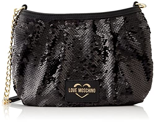 Love Moschino Damen Jc4068pp1glp100a Clutch, Schwarz von Love Moschino