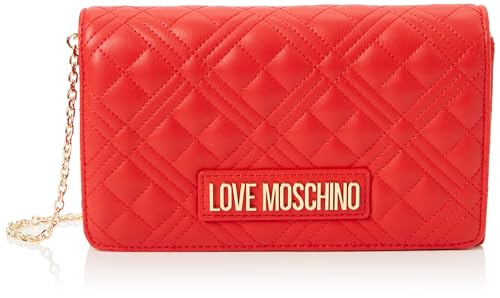 Love Moschino Damen Schultertasche, rot Schultertasche, rot von Love Moschino