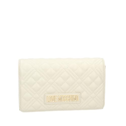 Love Moschino Damen Schultertasche, Avorio von Love Moschino