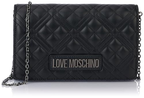 Love Moschino Damen Jc4079pp1lla000a Schultertasche, Schwarz von Love Moschino