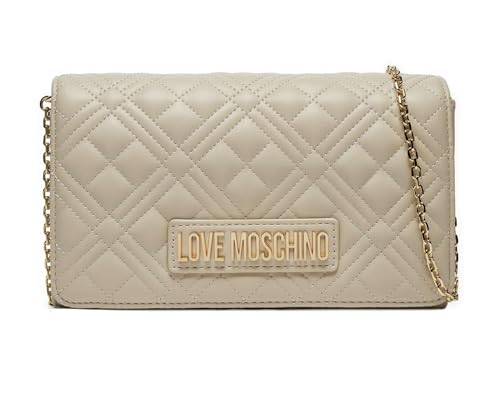 Borsa donna Love Moschino a spalla/ tracolla ecopelle trapuntata avorio BS25MO02 JC4079 Piccola von Love Moschino