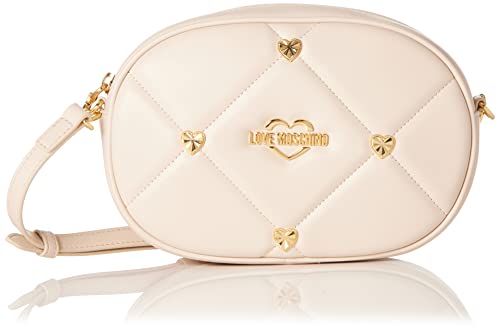 Love Moschino Damen Jc4085pp1glz0110 Umhängetasche, Elfenbein von Love Moschino