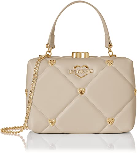 Love Moschino Damen Jc4087pp1glz0110 Handtasche, Elfenbein von Love Moschino