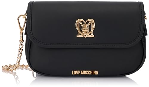 Love Moschino Damen Schultertasche, Schwarz von Love Moschino