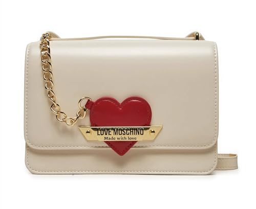 Love Moschino Damen Jc4139pp1llm1110 Schultertasche, Elfenbein von Love Moschino