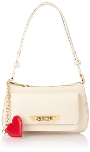 Love Moschino Damen Jc4140pp1llm1110 Schultertasche, Elfenbein von Love Moschino