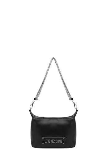 Love Moschino Damen Jc4140pp1mlo000a Schultertasche, Schwarz Love Moschino Damen Jc4140pp1mlo000a Schultertasche, Schwarz von Love Moschino