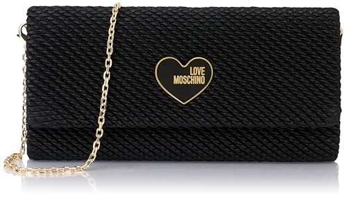 Love Moschino Damen Jc4142pp1lln100a Schultertasche, Schwarz von Love Moschino