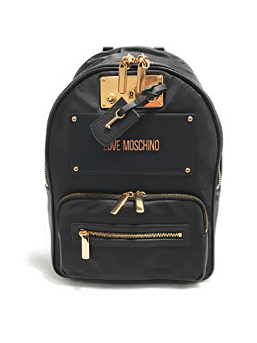 Love Moschino Damen Jc4152pp1glg100a Rucksack, Schwarz, Einheitsgröße von Love Moschino