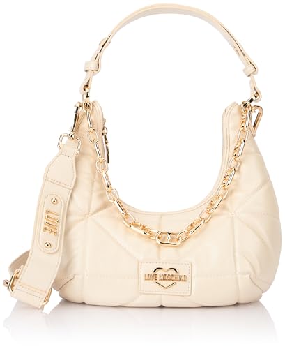 Love Moschino Damen Jc4156pp1llq0110 Handtasche, Elfenbein von Love Moschino