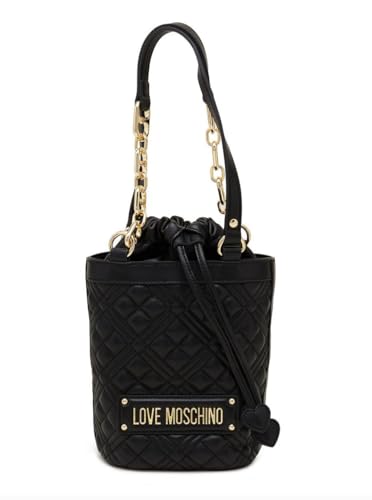 Love Moschino Damen Schultertasche, Schwarz von Love Moschino